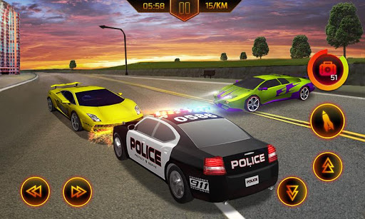 Persecución coche de policía Screenshot 2