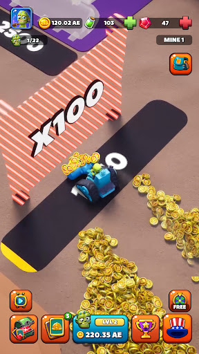 Idle Zombie Miner: Tycoon Ouro Captura de Tela 2