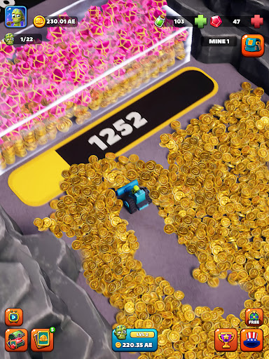 Idle Zombie Miner: Tycoon Ouro Captura de Tela 5