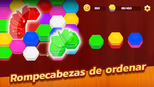 Hexa Stack: Puzzle de Colores Screenshot 6