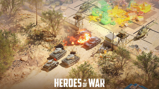 Heroes of War: WW2 Idle RPG Screenshot 2