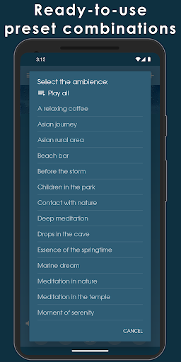 Ambience: sonidos para dormir Screenshot 5