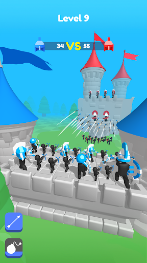 Merge Archers: Salvar a corte Screenshot 1