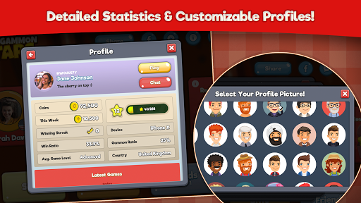 Backgammon Stars: Board Game Screenshot 3