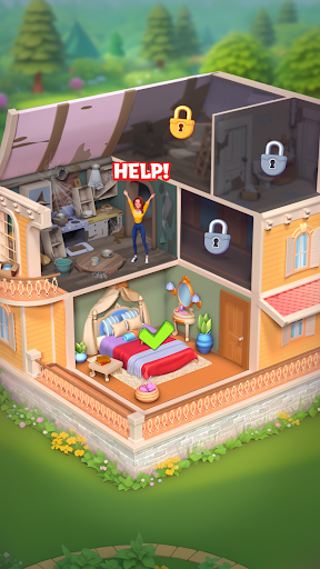 Merge Hotel Empire: デザイン スクリーンショット 5
