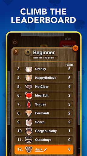 Spades Juego de cartas clásico Screenshot 5