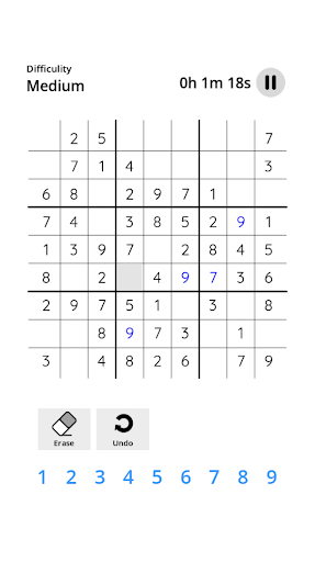 Screenshot do Sudoku Classic 1